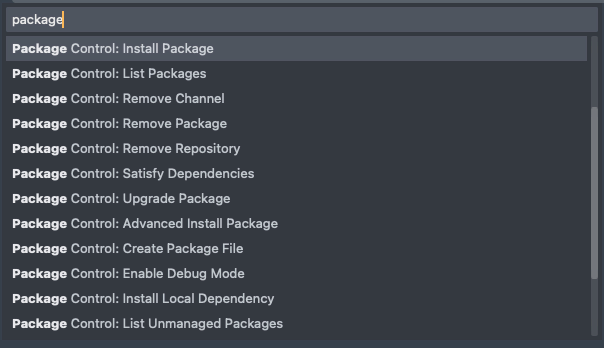 package-manage